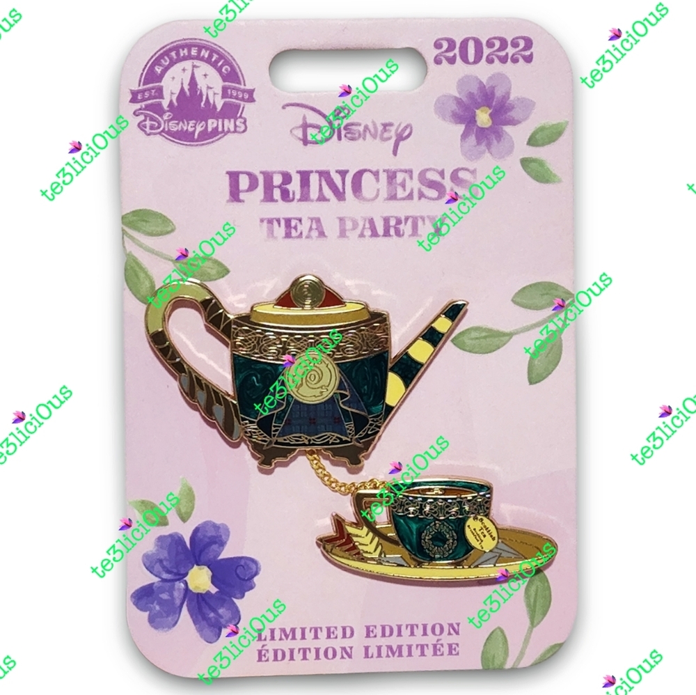 DISNEY PARKS MERIDA PRINCESS TEA PARTY LE PINS